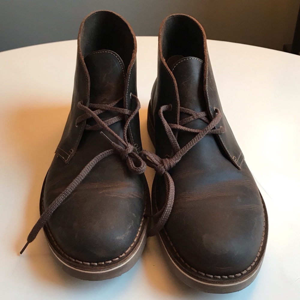 beeswax men's CLARKS Bushacre 2 Chukka Boot, sz 11